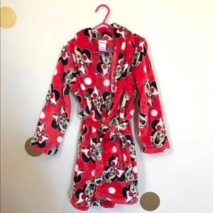 Minnie Mouse toddler robe SO SOFT! size 4T/5T